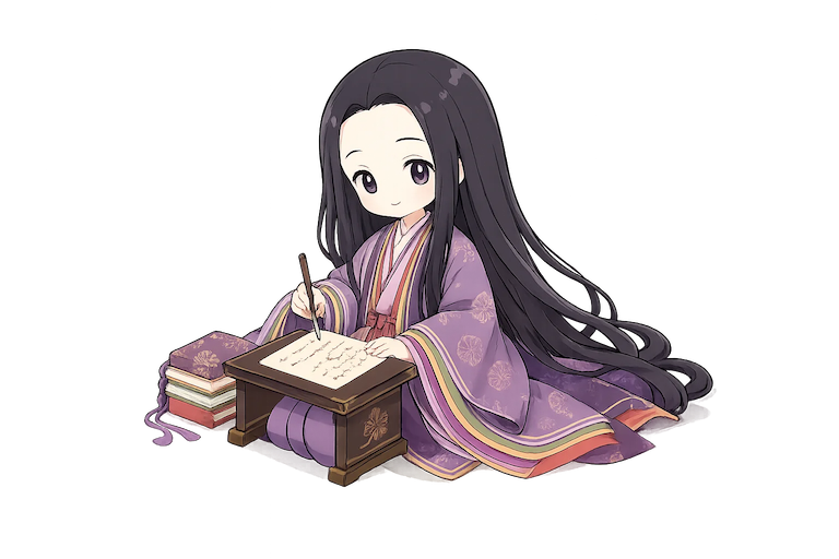 かるた大会申込の案内キャラクター